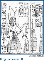 King Ramesses III